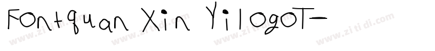 Fontquan Xin YilogoT字体转换